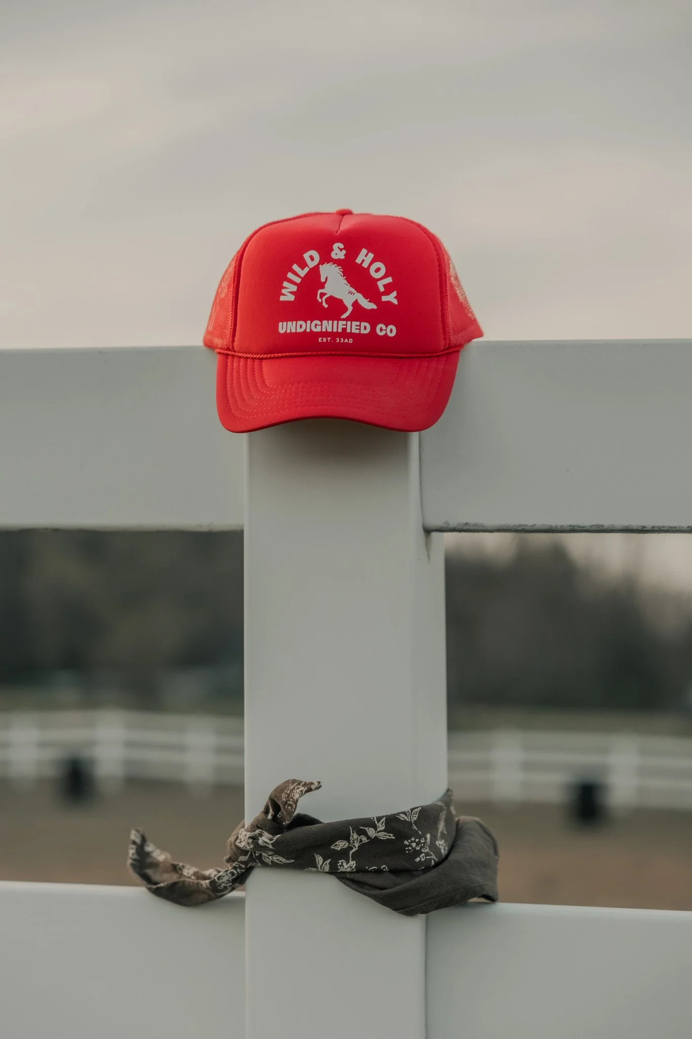 Wild & Holy Original Trucker in Red