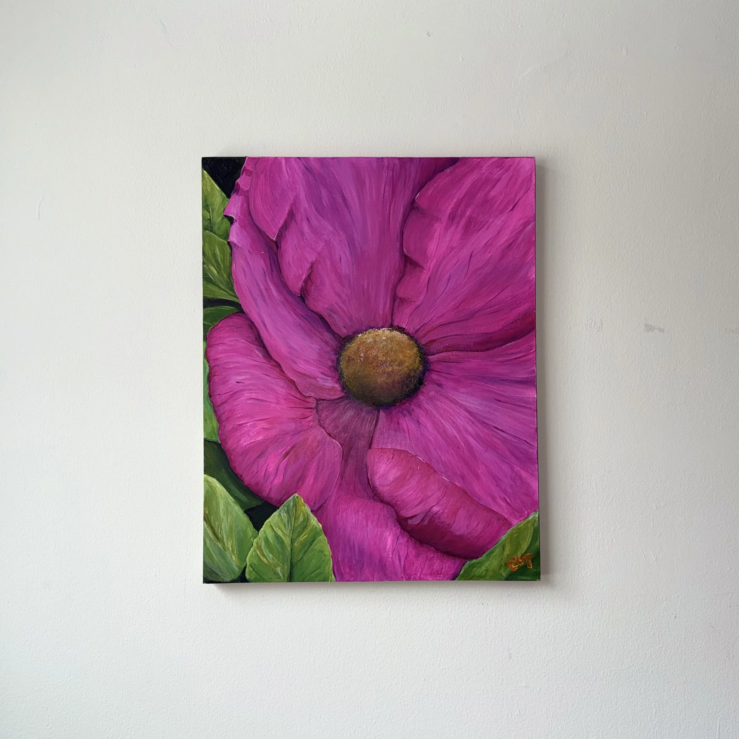 Pink Petals, 2025 | acrylic on wood
