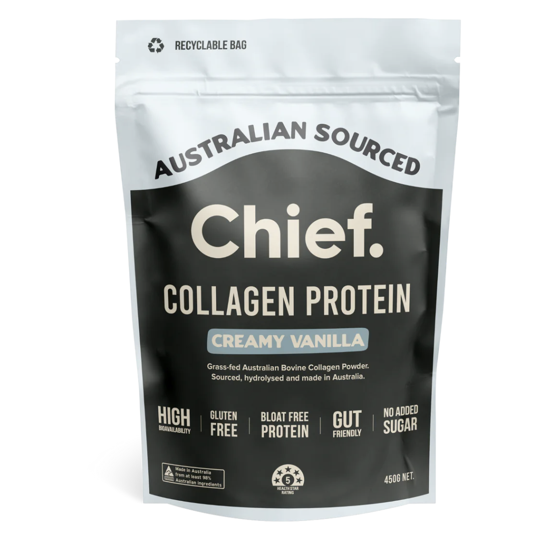 Chief Grass-fed Collagen Protein Powder - Creamy Vanilla