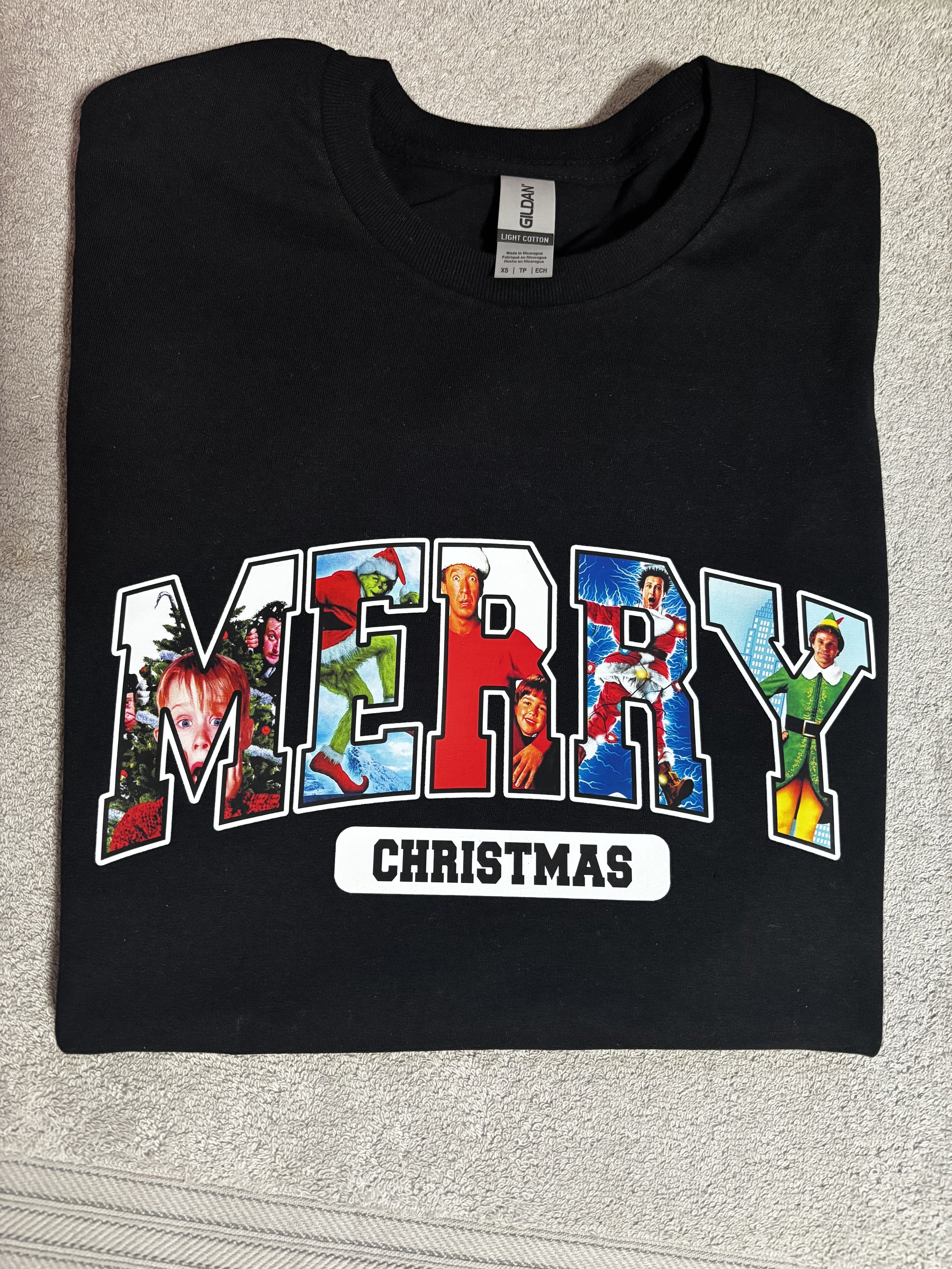 Black Merry Christmas Tee.jpeg