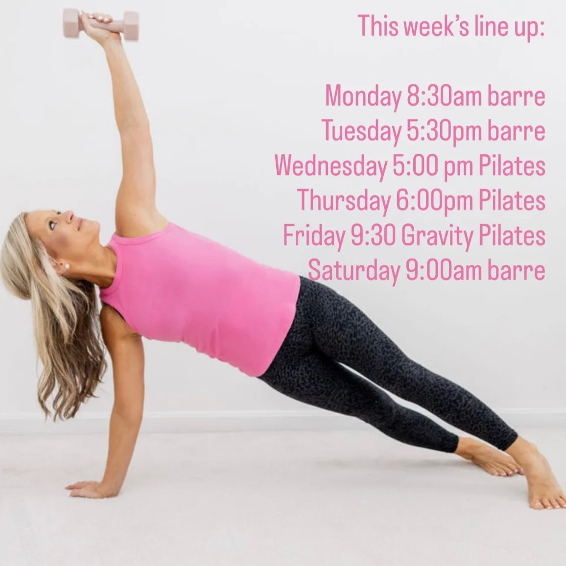 And some Wellness &amp; Nutrition consultations throughout! Going strong in January - link in bio for classes or DM me for your Wellness &amp; Nutrition consult in person or online! 💖✨💪🏼

#groupfitness #barre #pilates #nutritioncoach #momlife 

📸