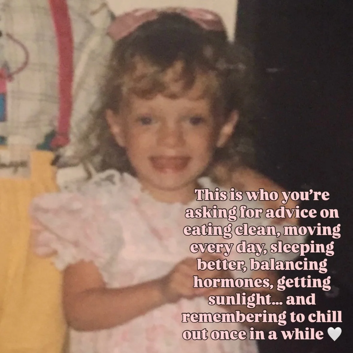 A little behind on this trend&hellip;but still just a curly-haired girl (Thank the Lord for flat irons 🤣 ) figuring it all out&hellip; with a protein shake, red light, good book, barre, pilates or cycle class ready to help you reach all your health 