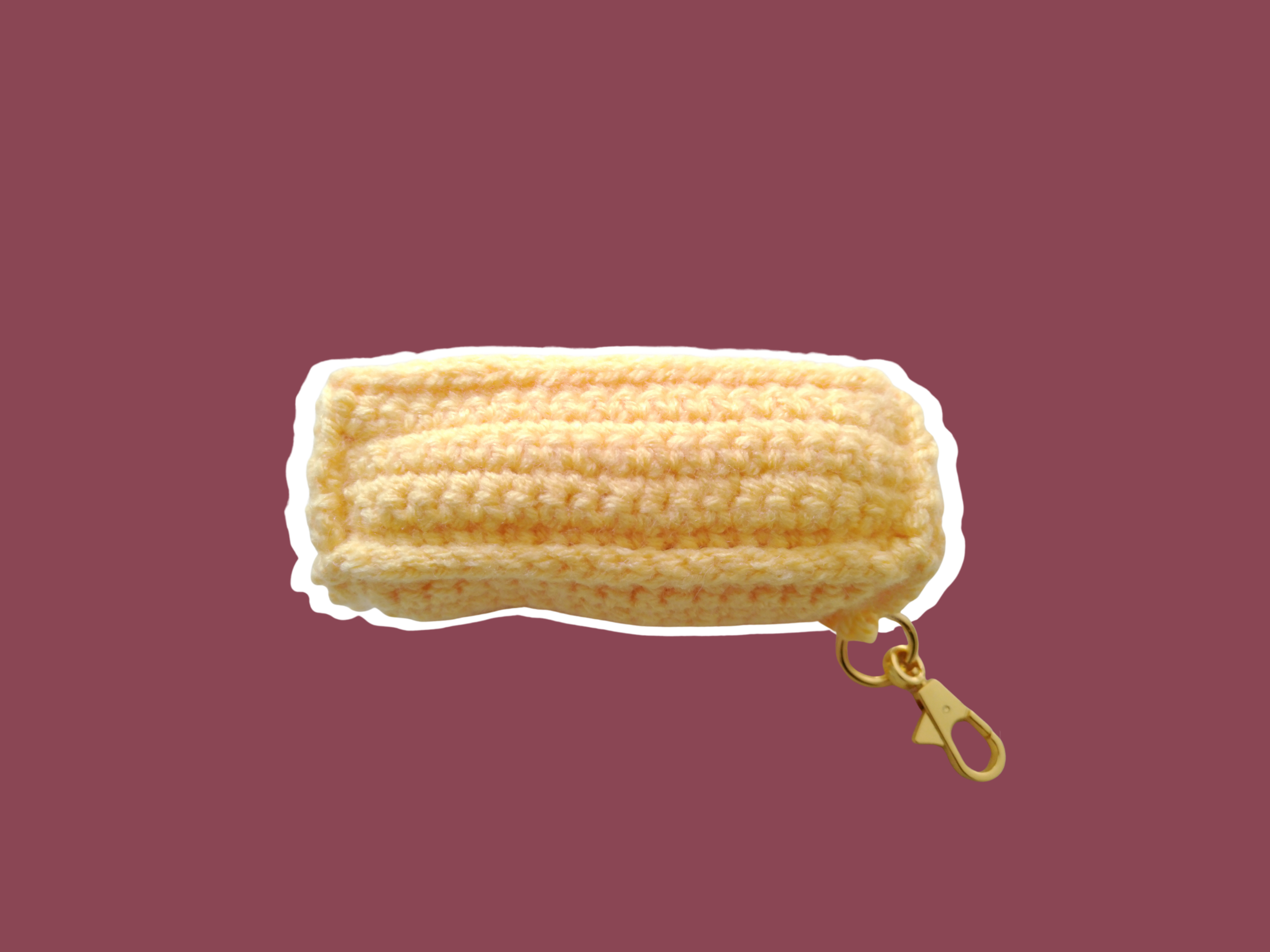Butter Plushie Keychain