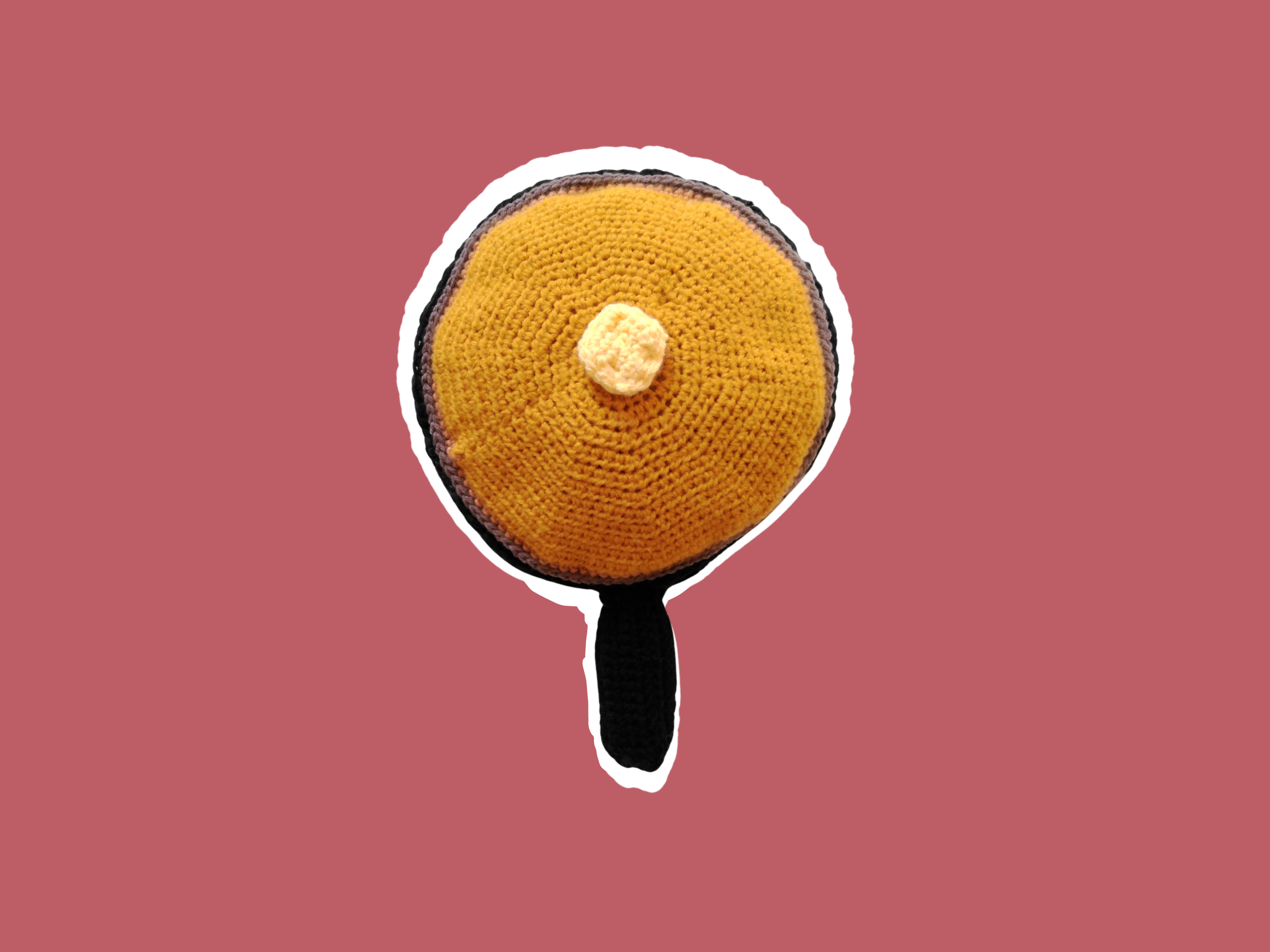 Cornbread in Casket Iron Skillet Plushie