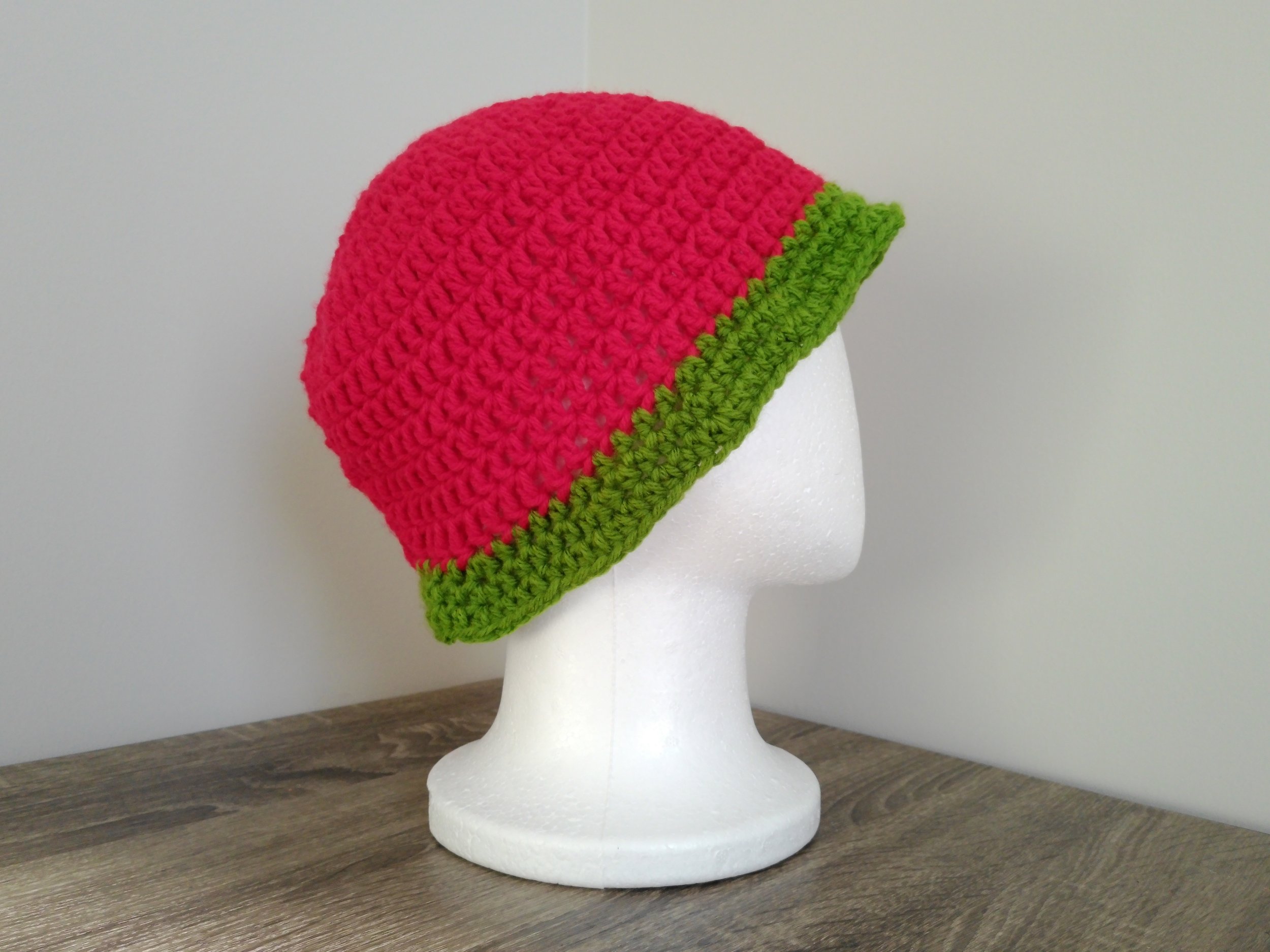Red and Green Watermelon Bucket Hat_Left 1.JPG