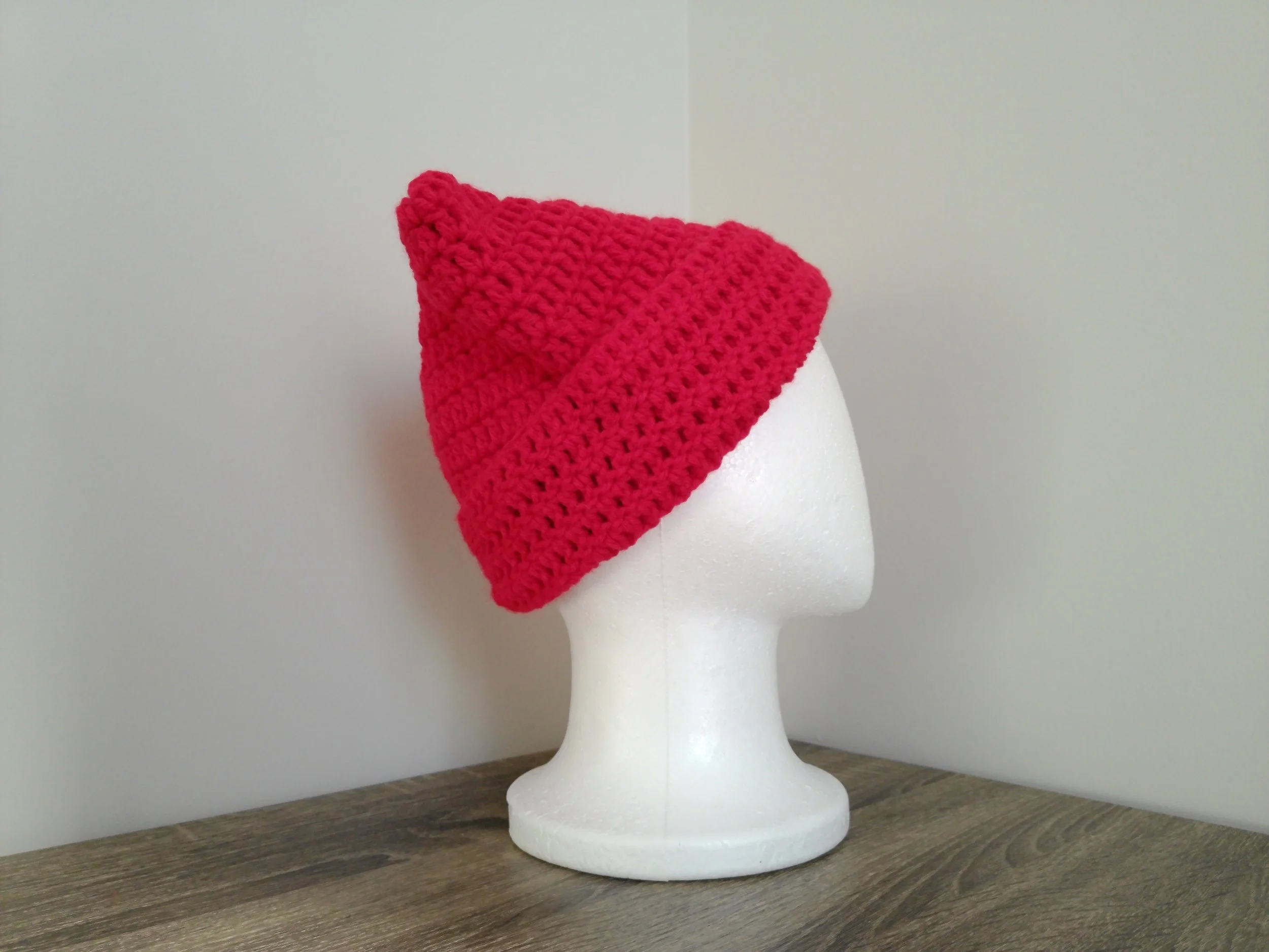 Cherry Red Cat Beanie_Left 2.JPG