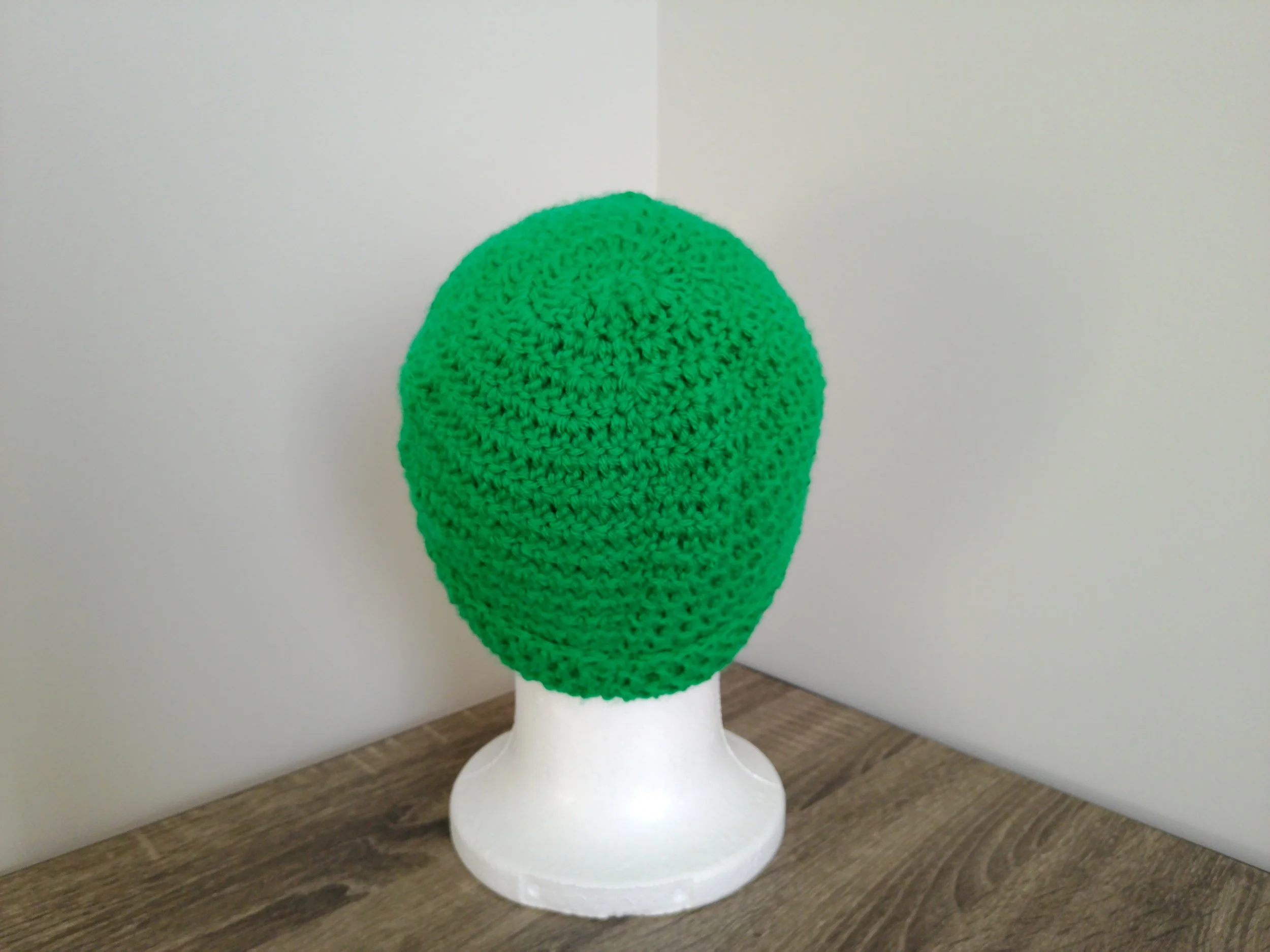 Green Crochet Beanie_Back 3.JPG
