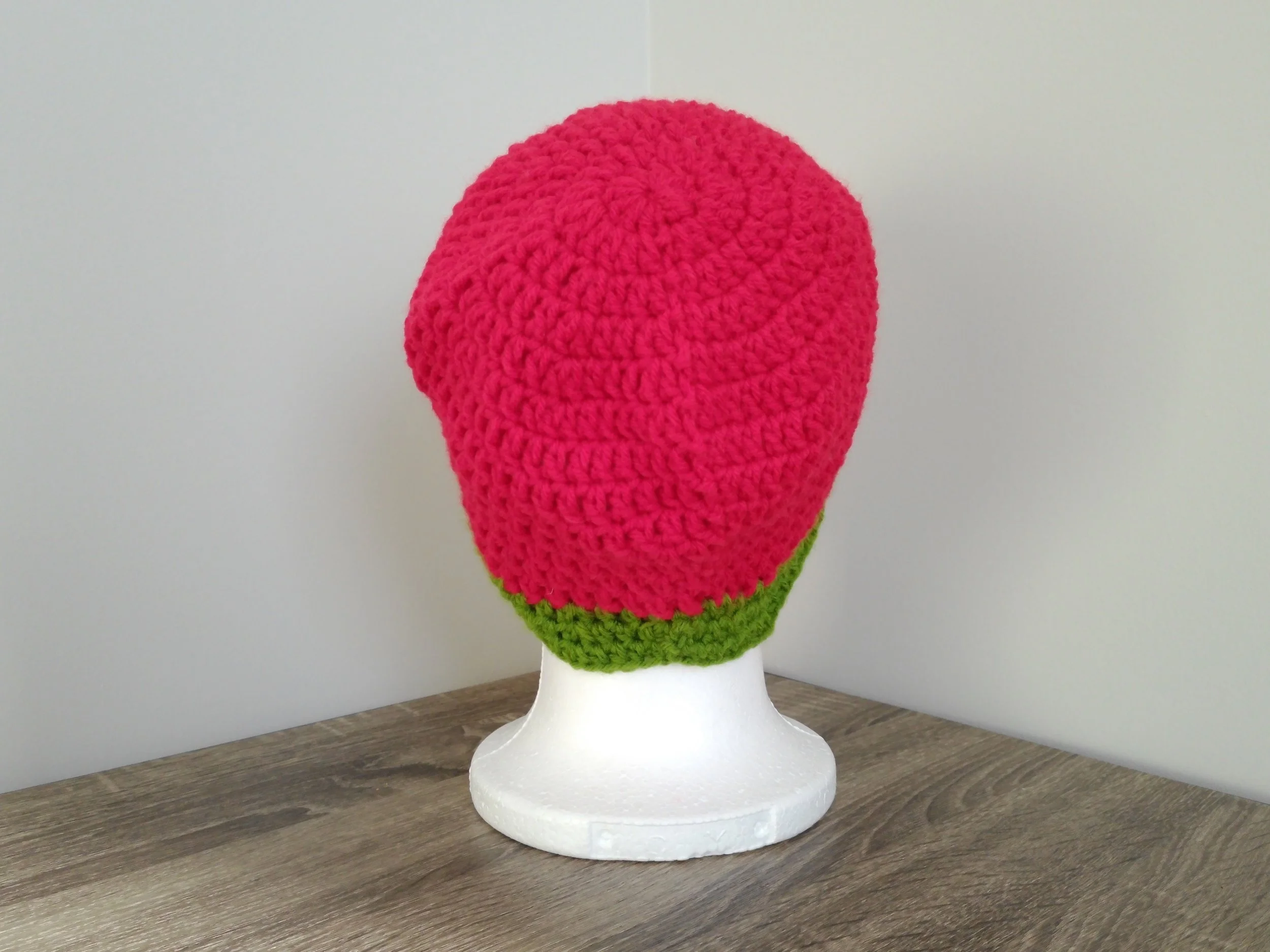 Red and Green Watermelon Bucket Hat_Back 2.JPG