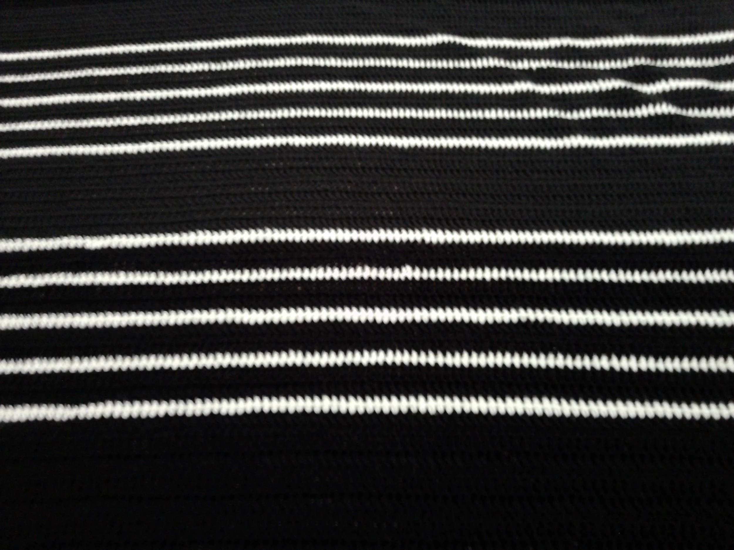 Large Black and White Manuscript Paper Blanket_Close Up.JPG