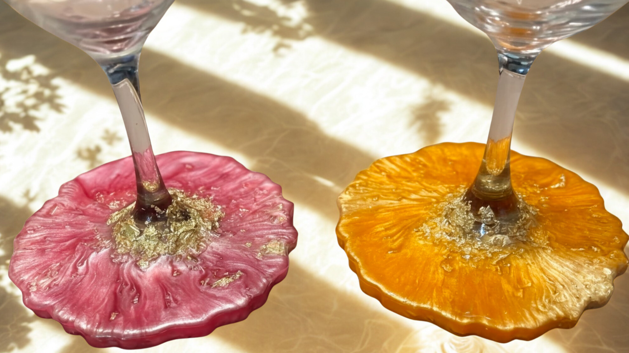 Custom Coaster Wine Glass!