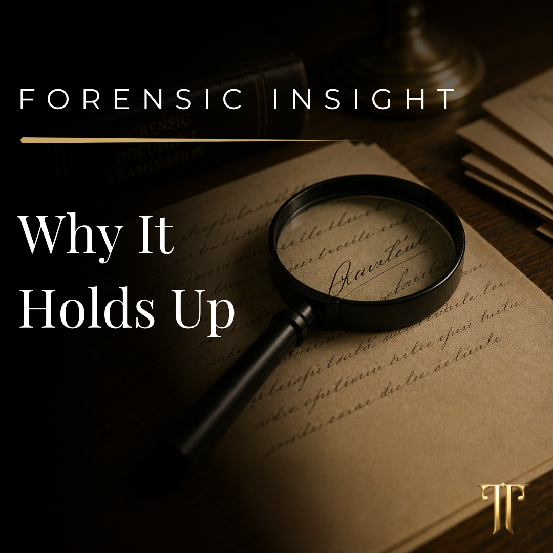 What Makes Forensic Handwriting Analysis Legally Reliable?