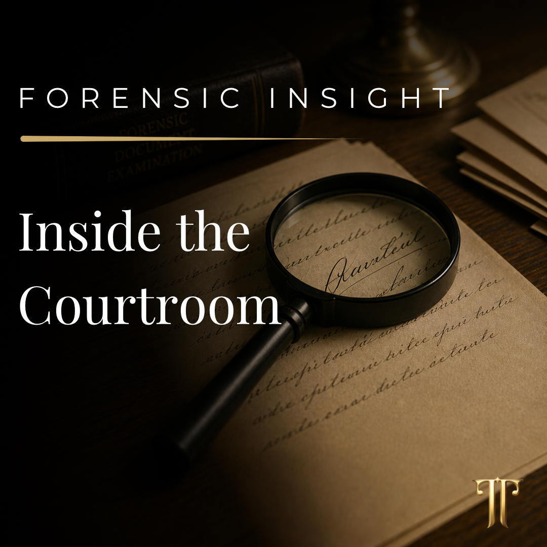 On-Site Forensic Document Examinations at the Courthouse: When They’re Required &amp; What Actually Happens
