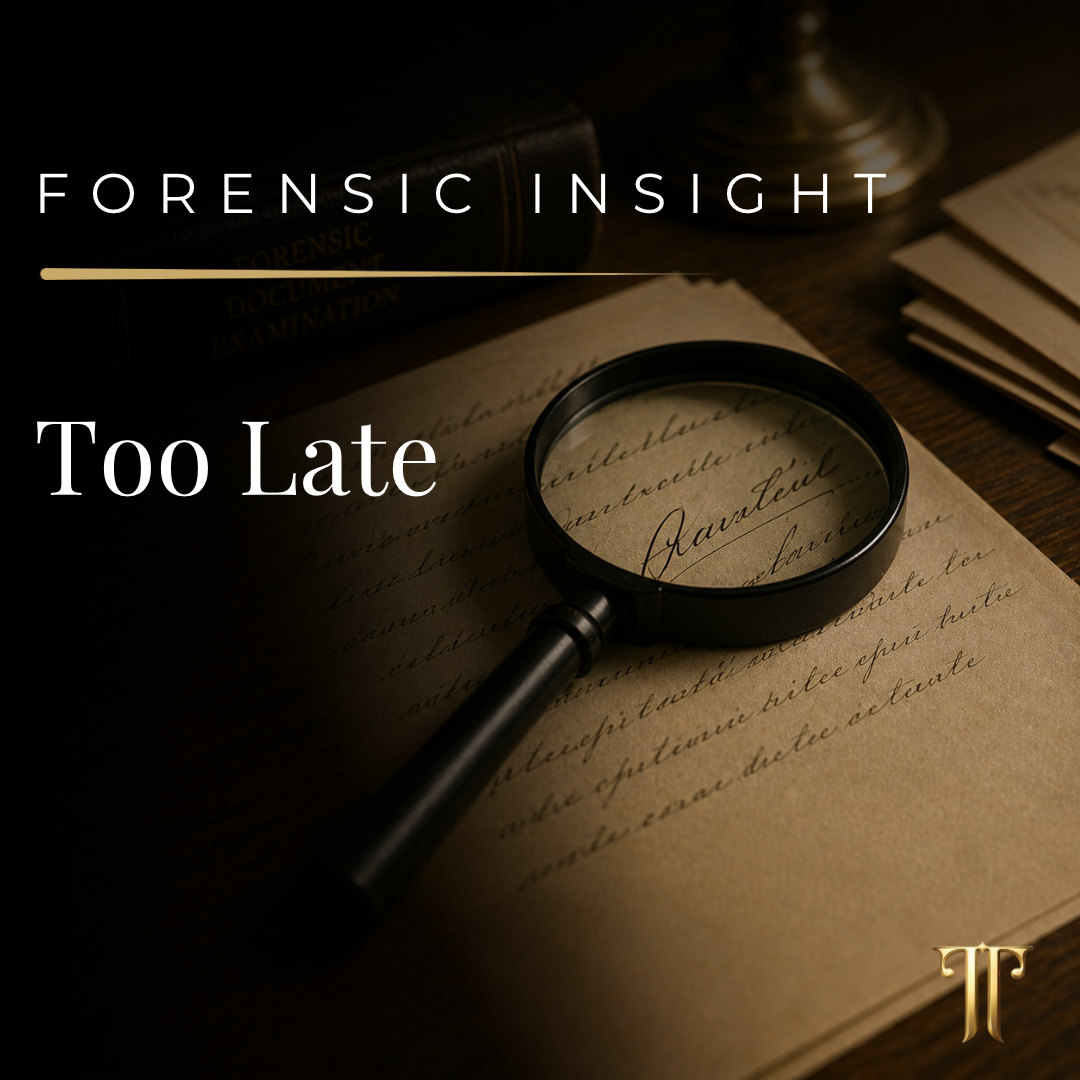 When Should Attorneys Use a Forensic Document Examiner?