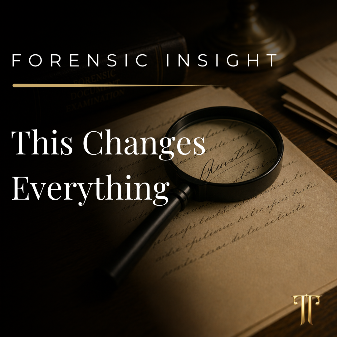 Originals vs. Copies: Do You Need the Original Document for a Handwriting Examination?