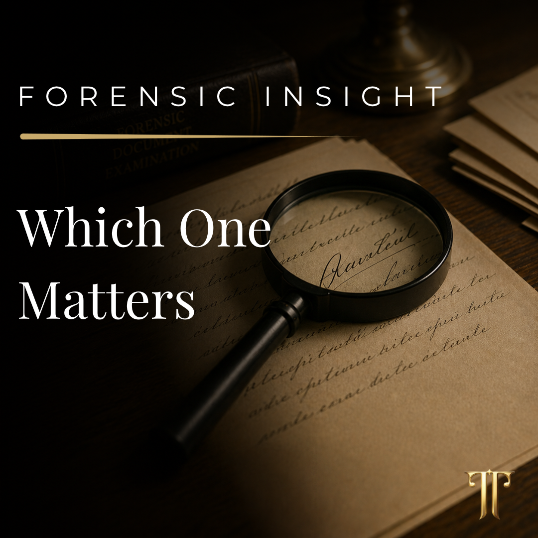 When Do You Need a Full Forensic Report vs. a Letter of Opinion?