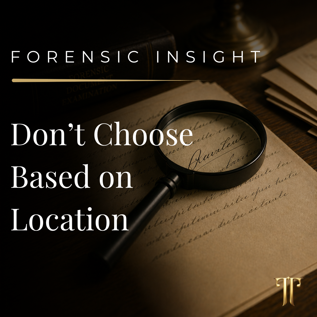 Why Hiring a Local Handwriting Expert Can Cost You More