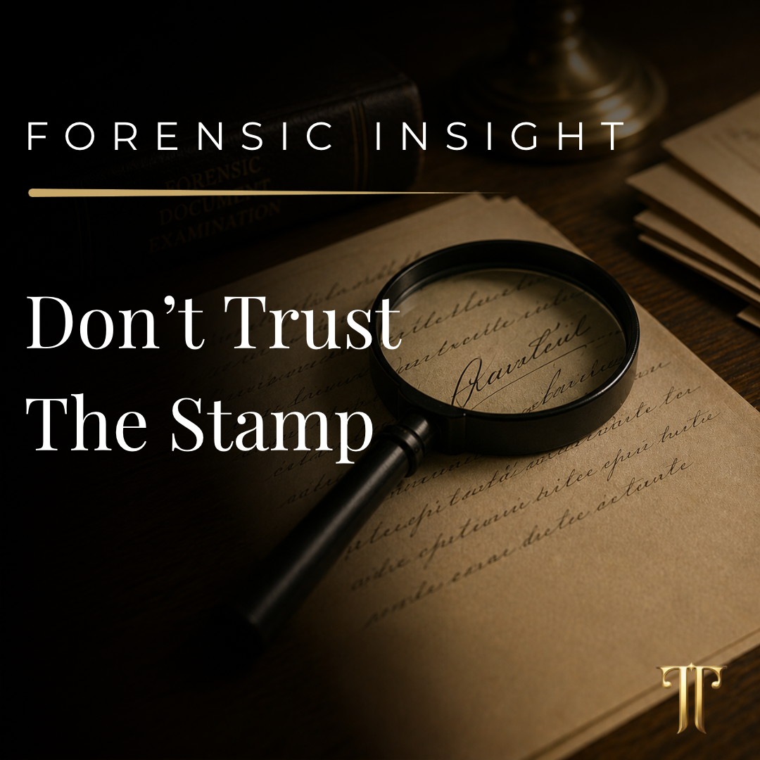 A Notarized Signature Is Not Automatically Authentic