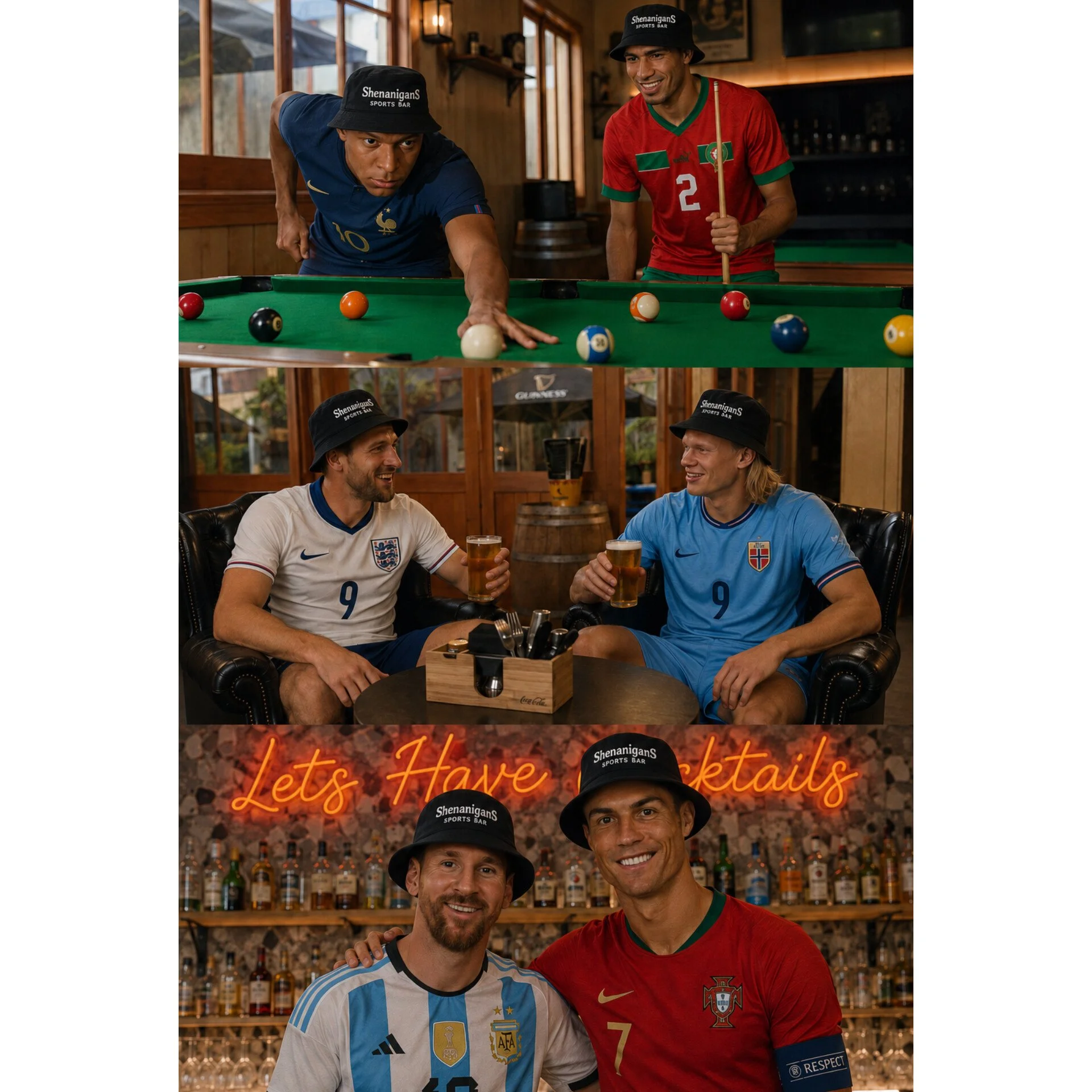 Haters will say it&rsquo;s Photoshopped. 🤷&zwj;♂️🍻

The World Cup Semi-Finals are playing LIVE &amp; LOUD on our screens. Come down, grab a pint, and you might just end up sharing a booth with Ronaldo. (Or at least a glitchy version of him) 

📅 15
