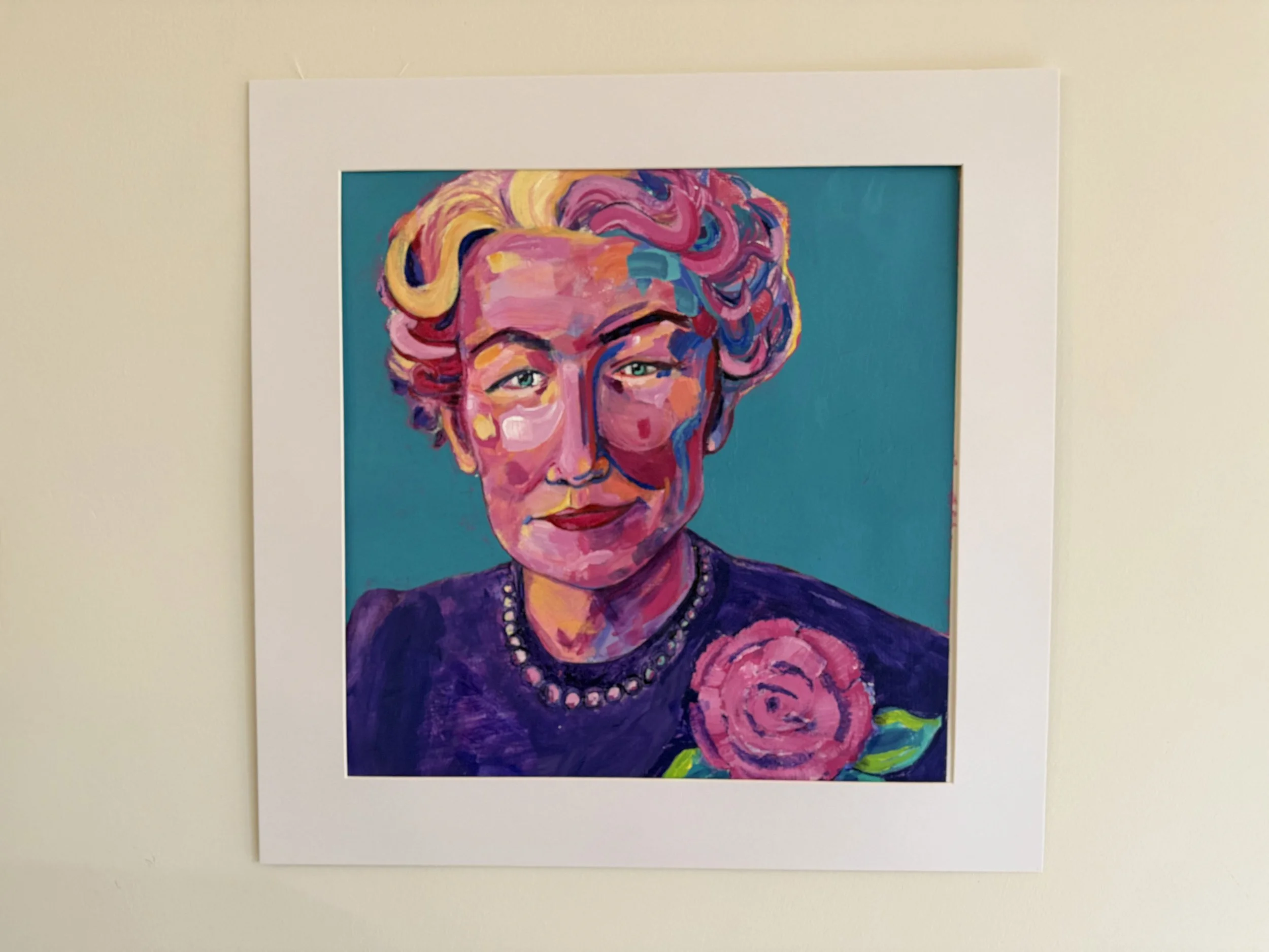 Margaret Chase Smith and her Carnation in Color