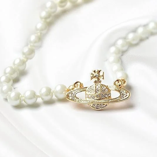 Elegant Pearl Choker & Charm MBS