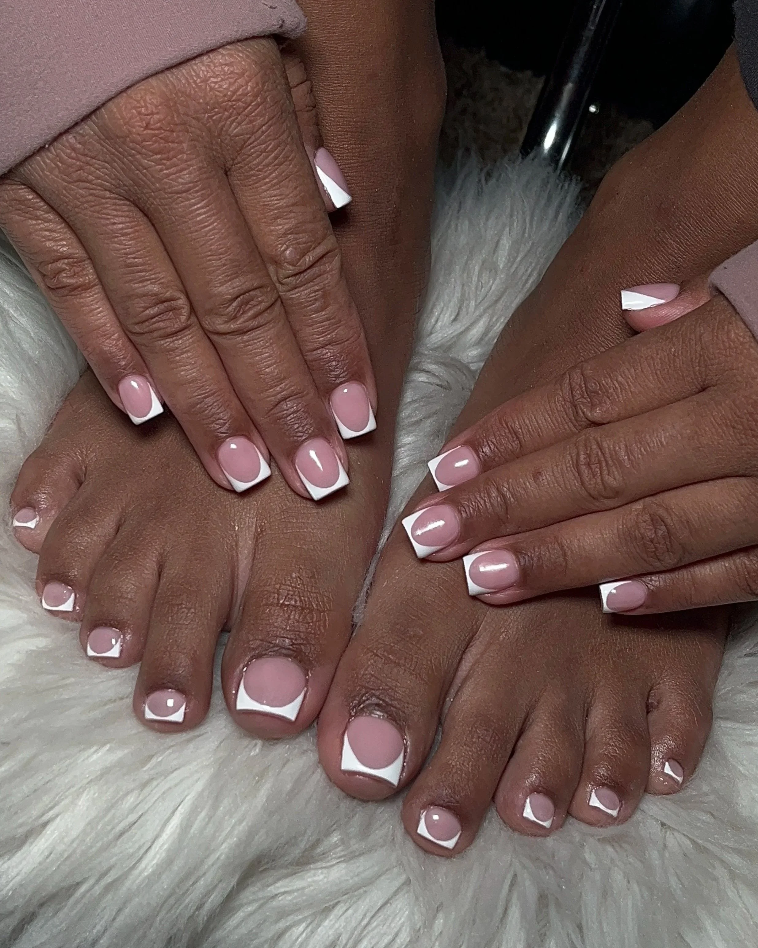 Acrylic Full Set + Acrylic Pedicure 