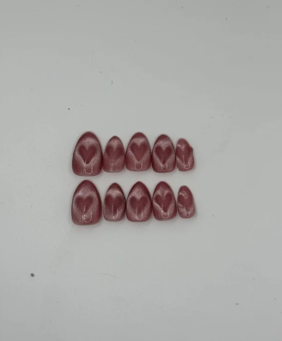 Velvet Pink Hearts Set