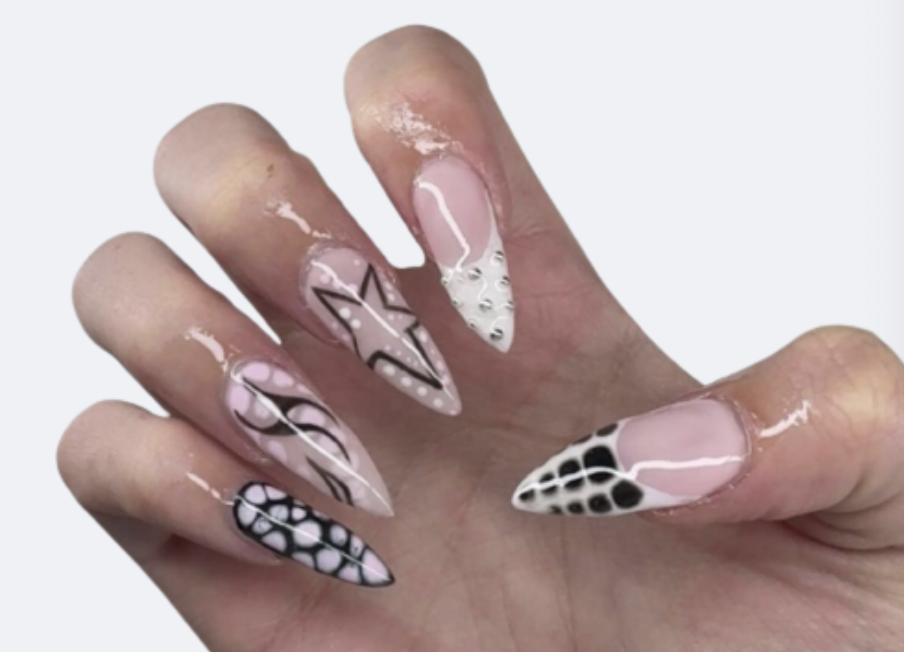 Pink and Black Out Set 1