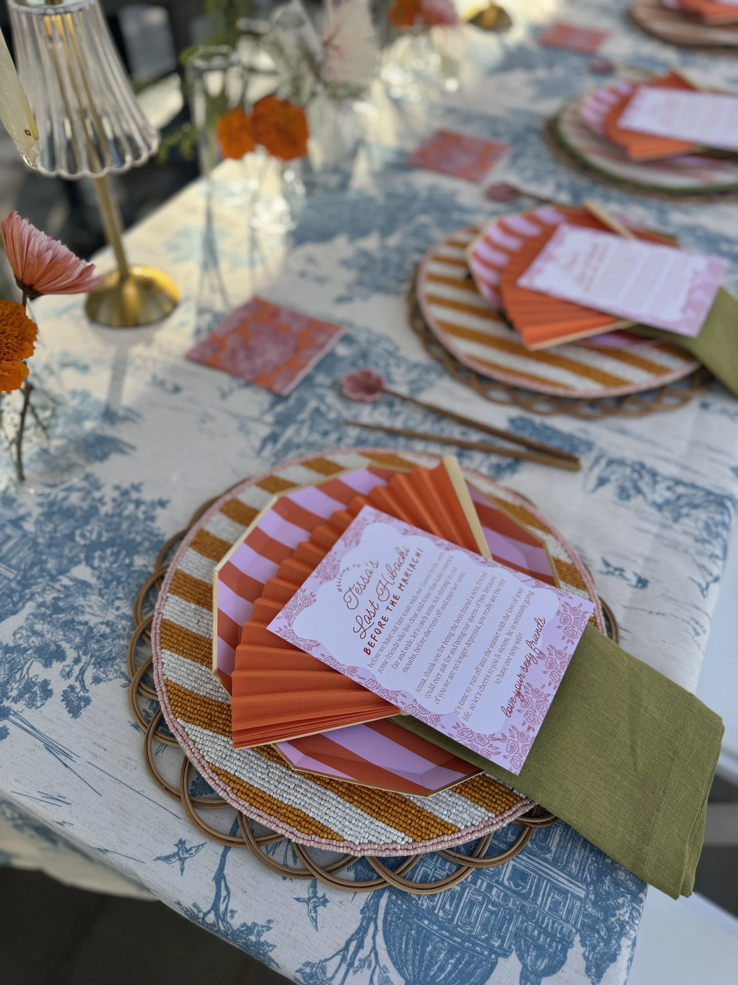 BACHELORETTE HIBACHI DINNER