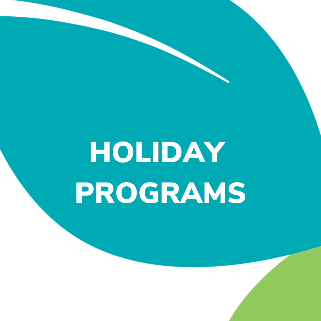 graphic element for holiday programs by Total Health Orange