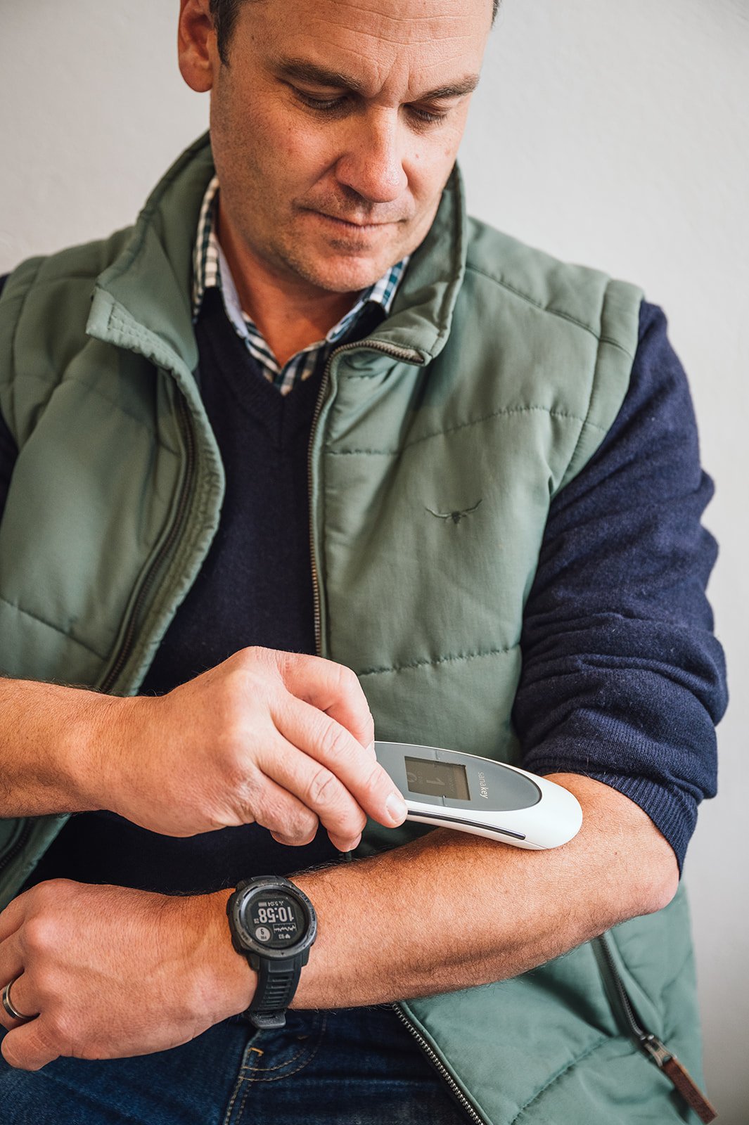 photo of at home pain relief key device