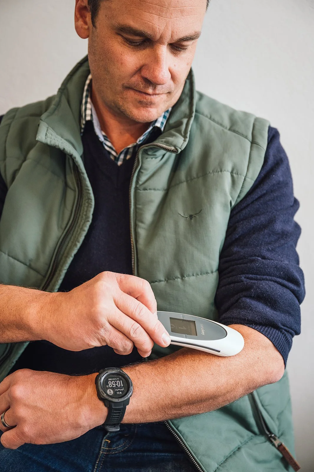 photo of at home pain relief key device