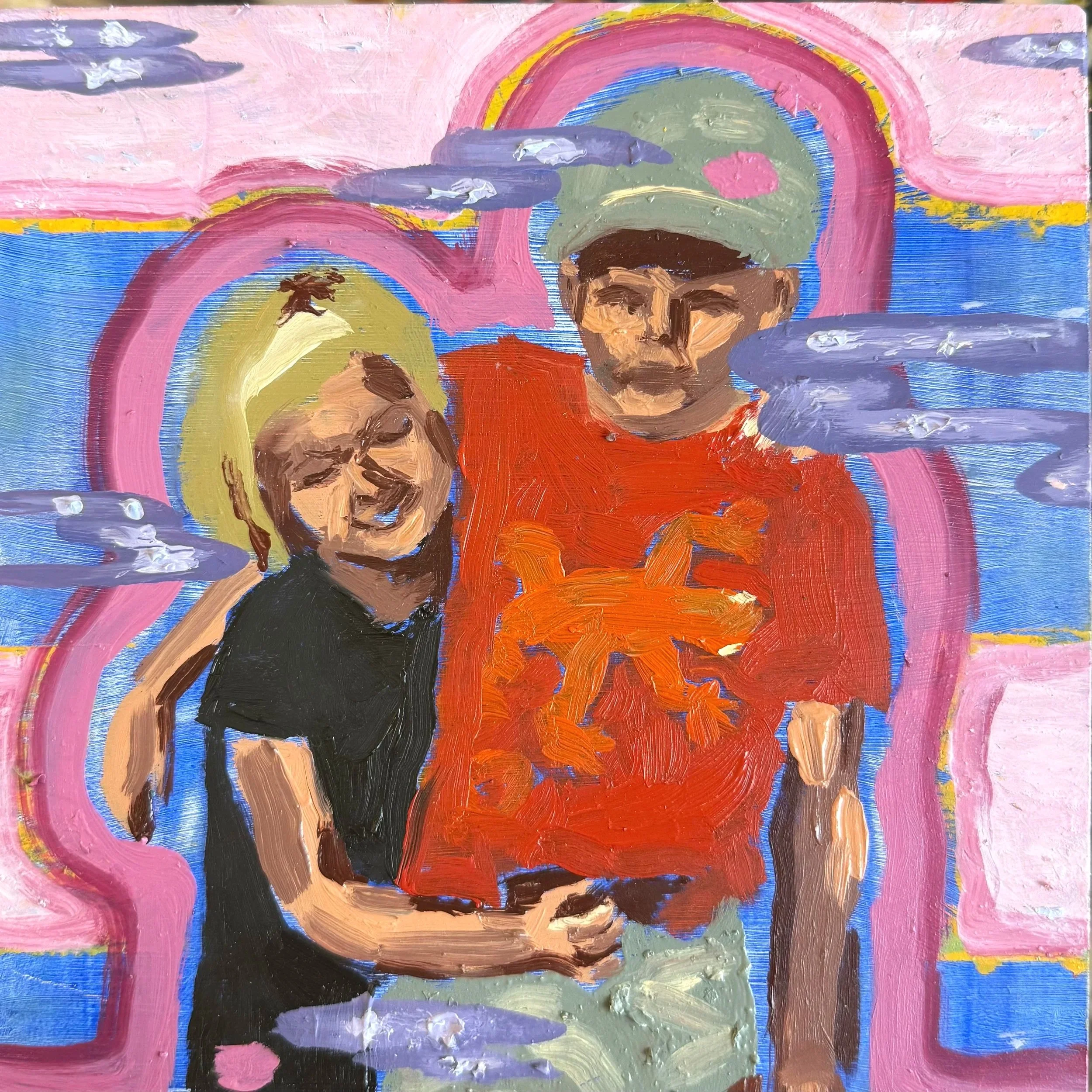 First Day, 2025

Oil on panel, 8x8in