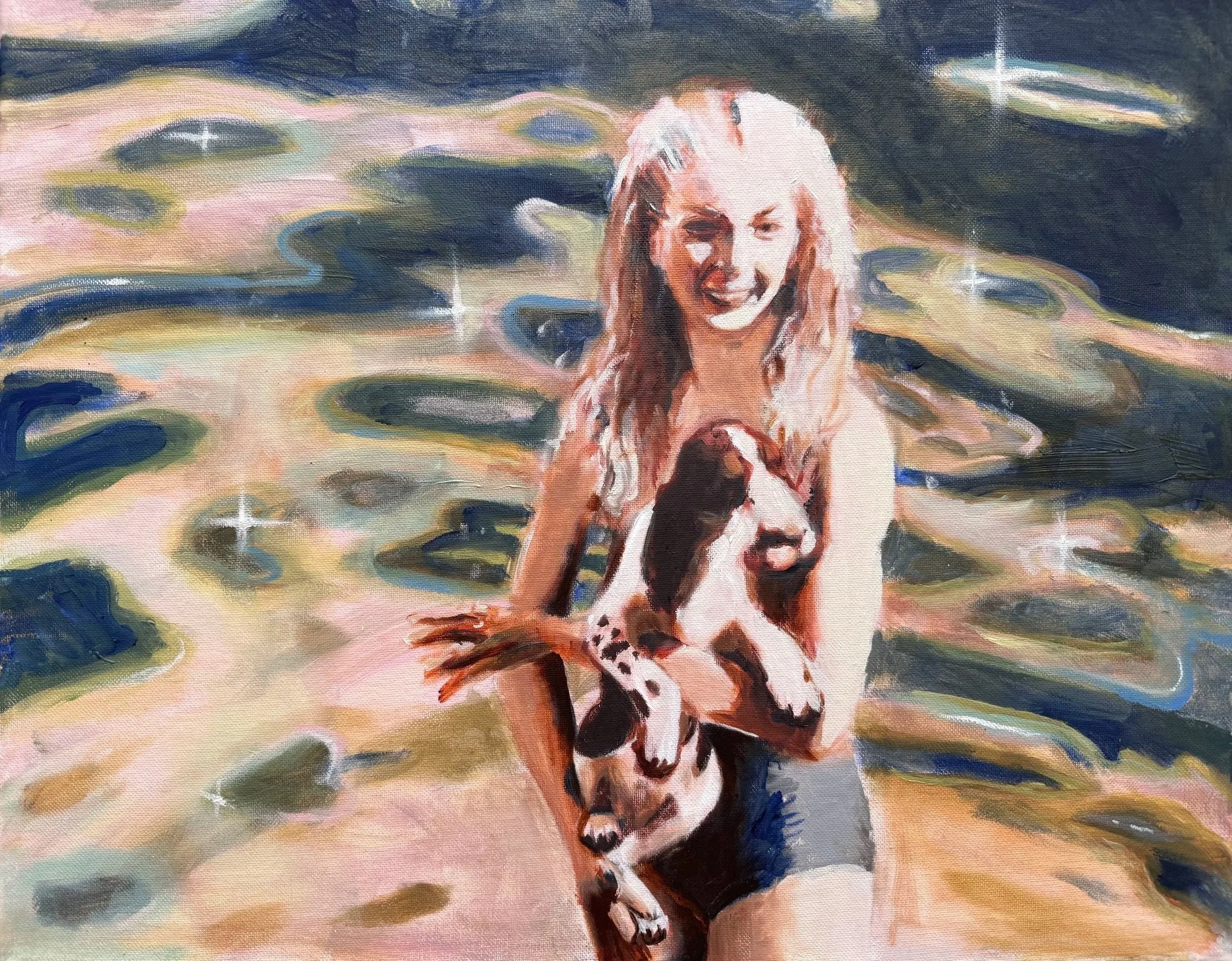 Mamma & Oscar, 2024

Oil on Canvas, 16x20in