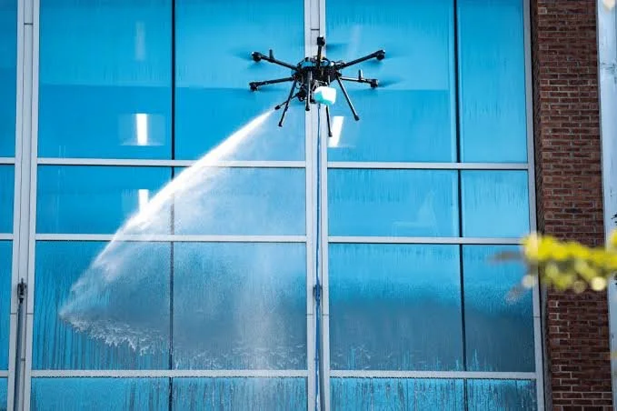 Drone Pressure Washing