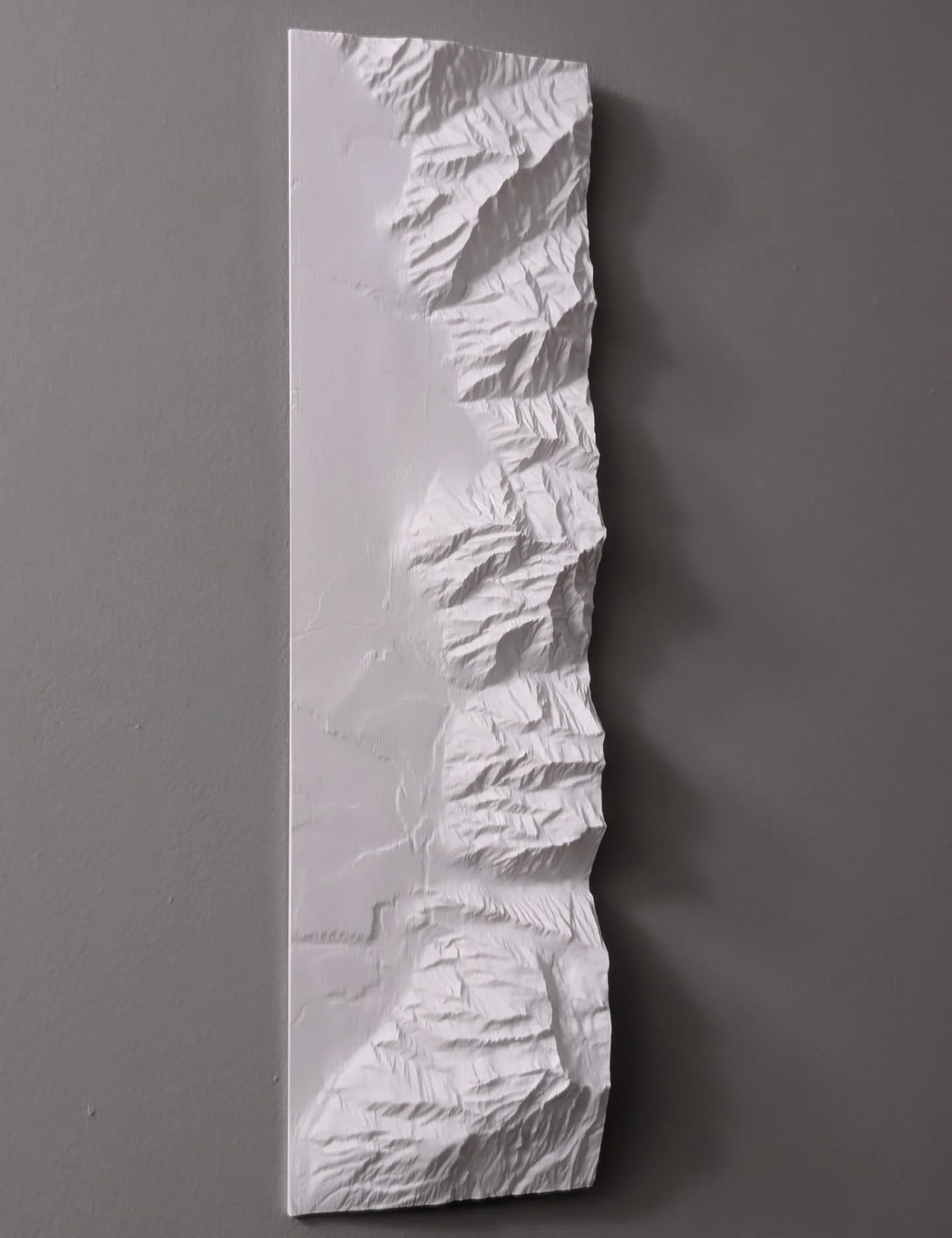 Wasatch Front Panel, 5&rdquo;&times;17&rdquo; (unframed) &mdash; $20
A sleek slice of the skyline: University of Utah ➝ Mt. Olympus ➝ the mouths of Big &amp; Little Cottonwood ➝ Lone Peak. This long, narrow panel focuses on the front range itself&mda