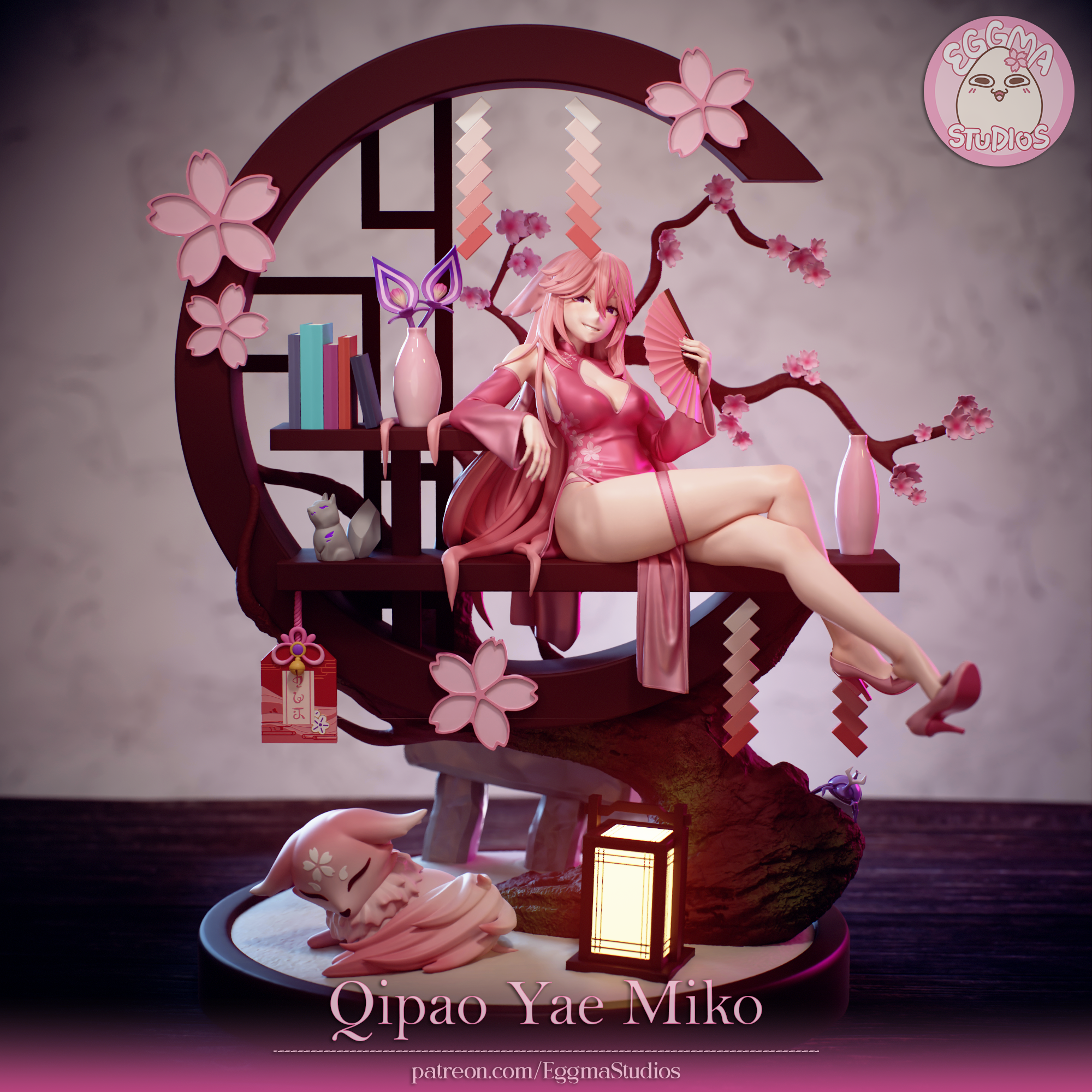 Genshin Impact - Qipao Yae Miko