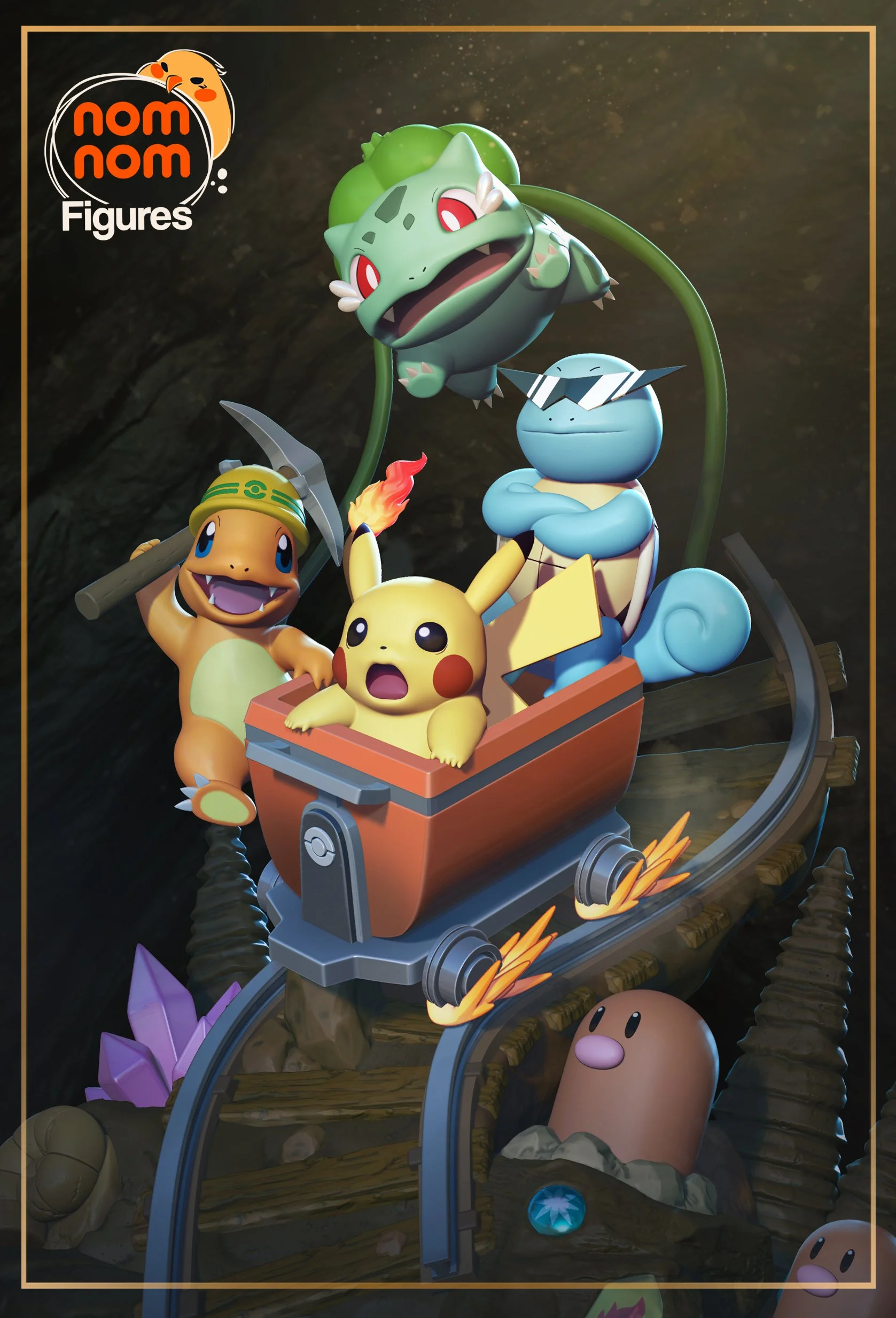 Pokemon - Pikachu diorama