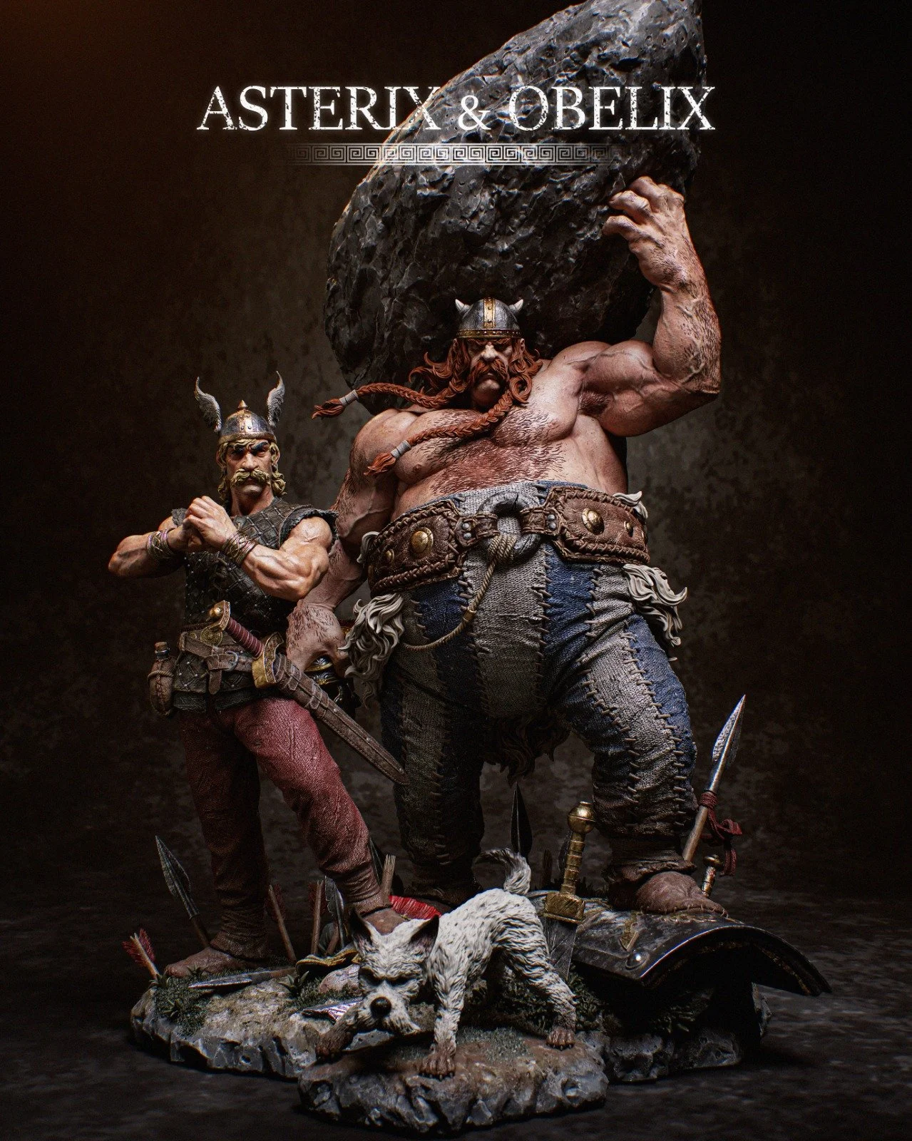 Asterix - Asterix & Obelix Diorama