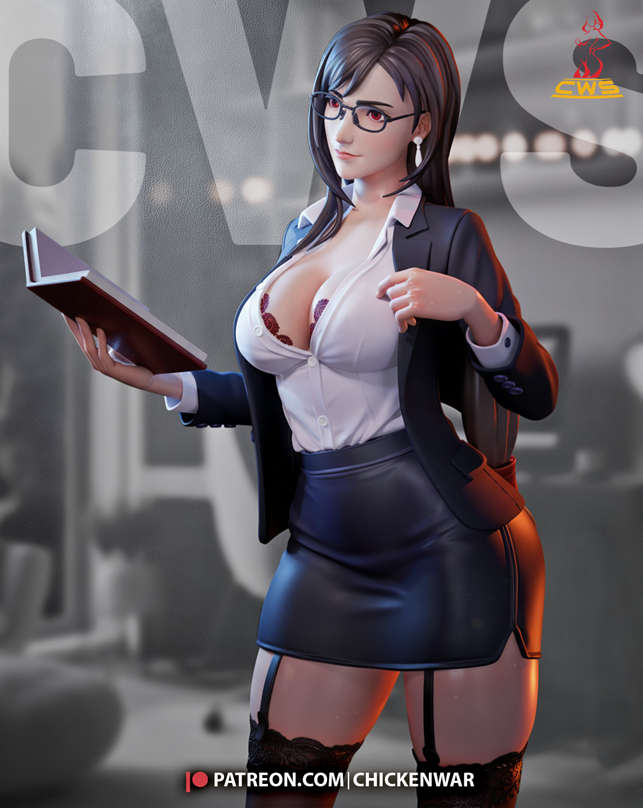 FF7 - Tifa Office Worker