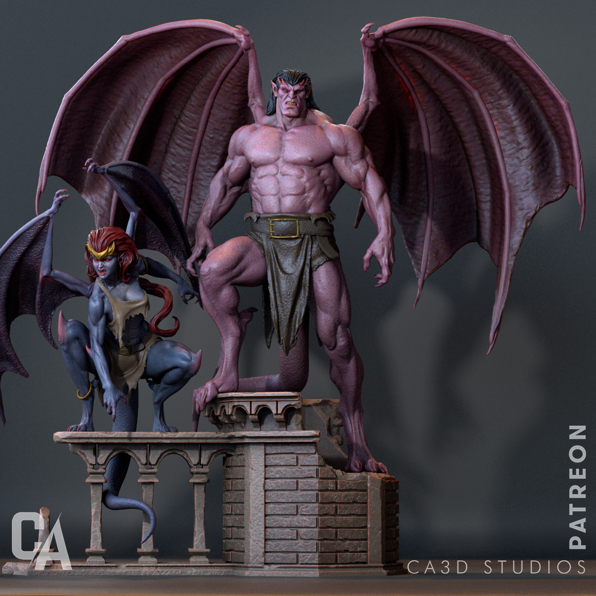 Demona Goliath Diorama