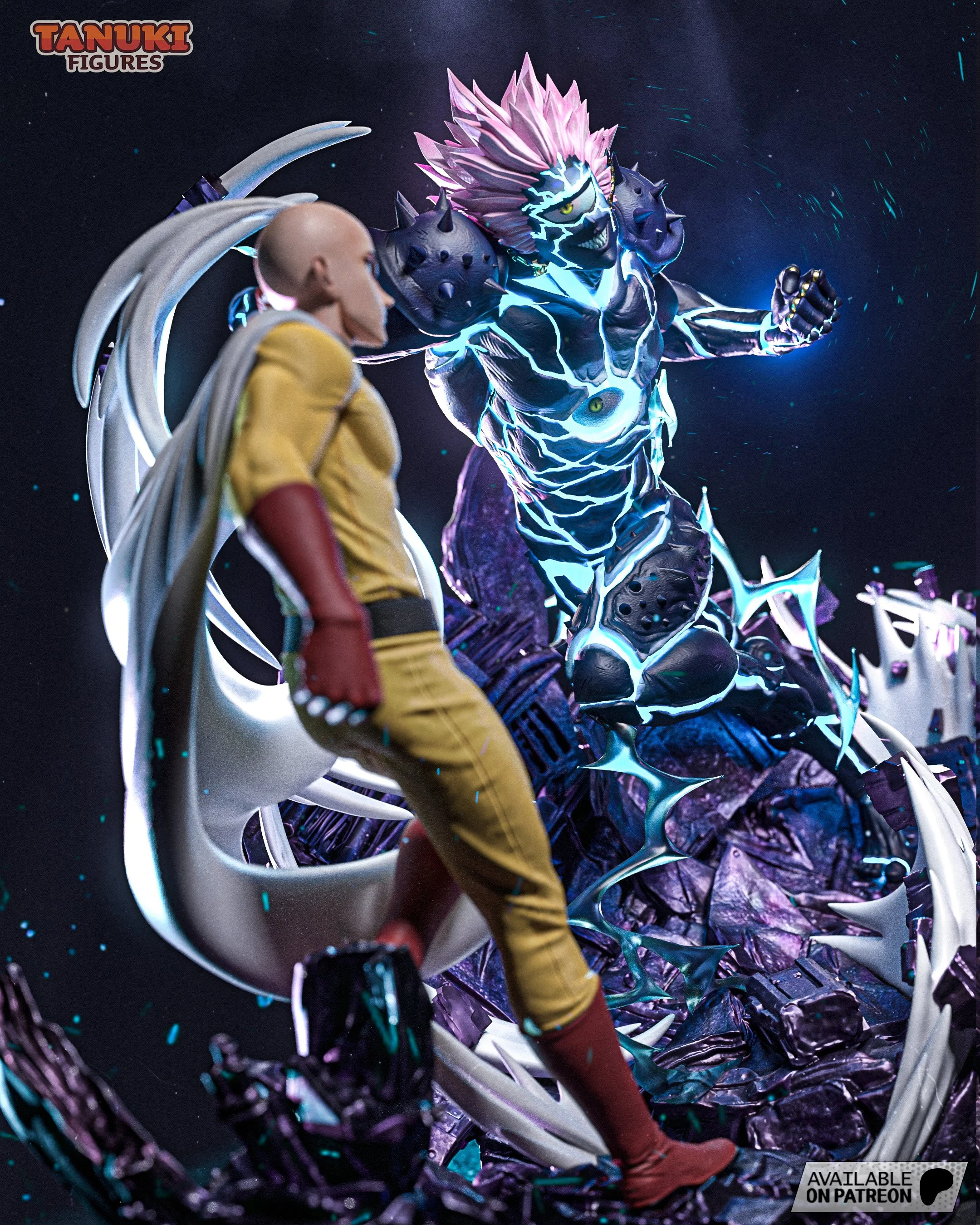 One Punch Man - Saitama vs Boros