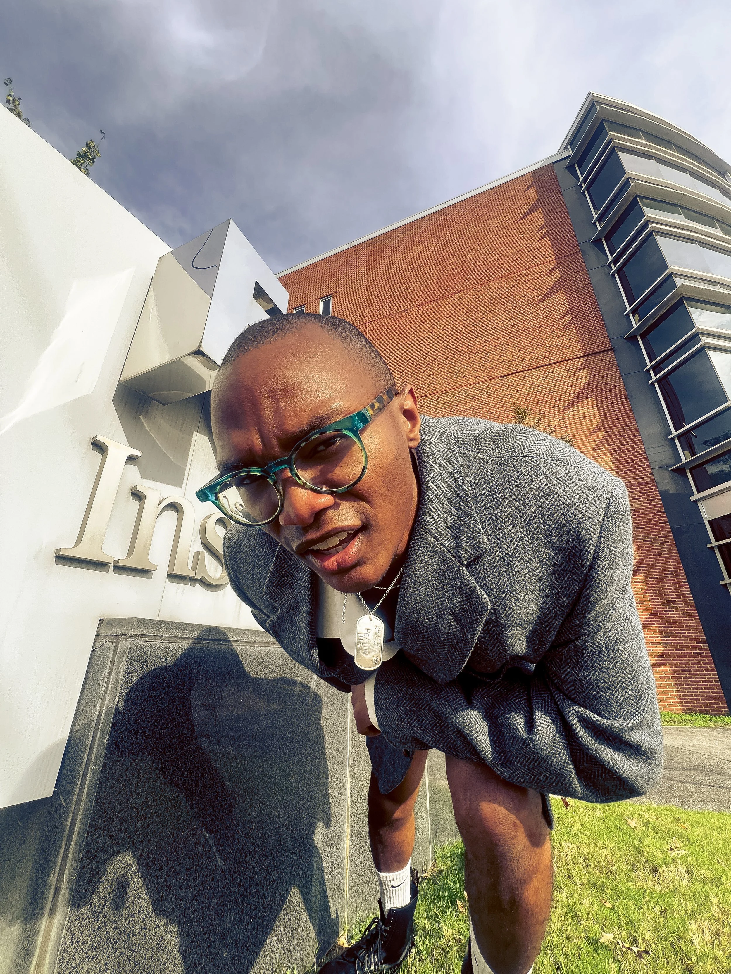 Carl Bledsoe Jr at the Fed Ex Institute of Technology on The University of Memphis campus for the City Hackathon