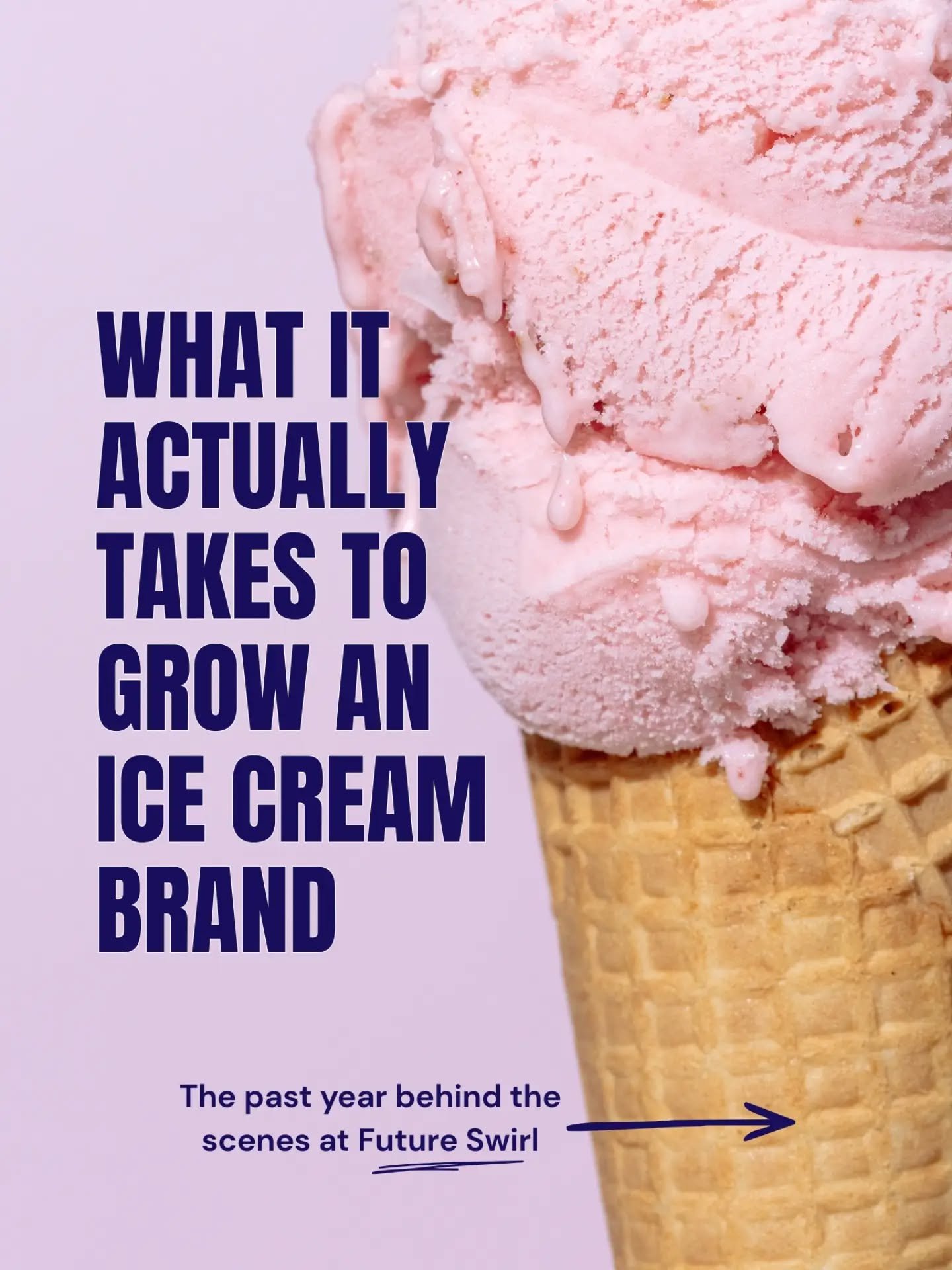 Most of building an ice cream brand has very little to do with ice cream... 

This is what the past year actually looked like for us.

Join our mailing list through the link in our bio and we&rsquo;ll tell you the moment our tubs launch near you 🍦