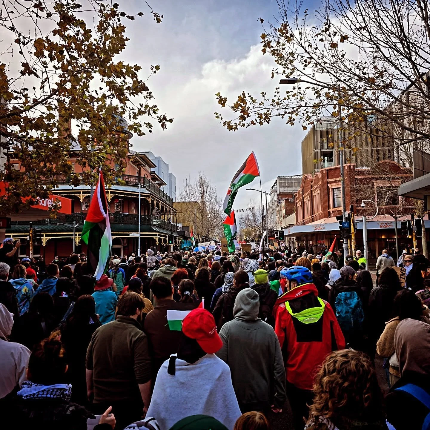 Proud to attend the national day of action for Palestine today. Especially proud to see my union represented. End the genocide, enough is enough! ❤️💚🖤