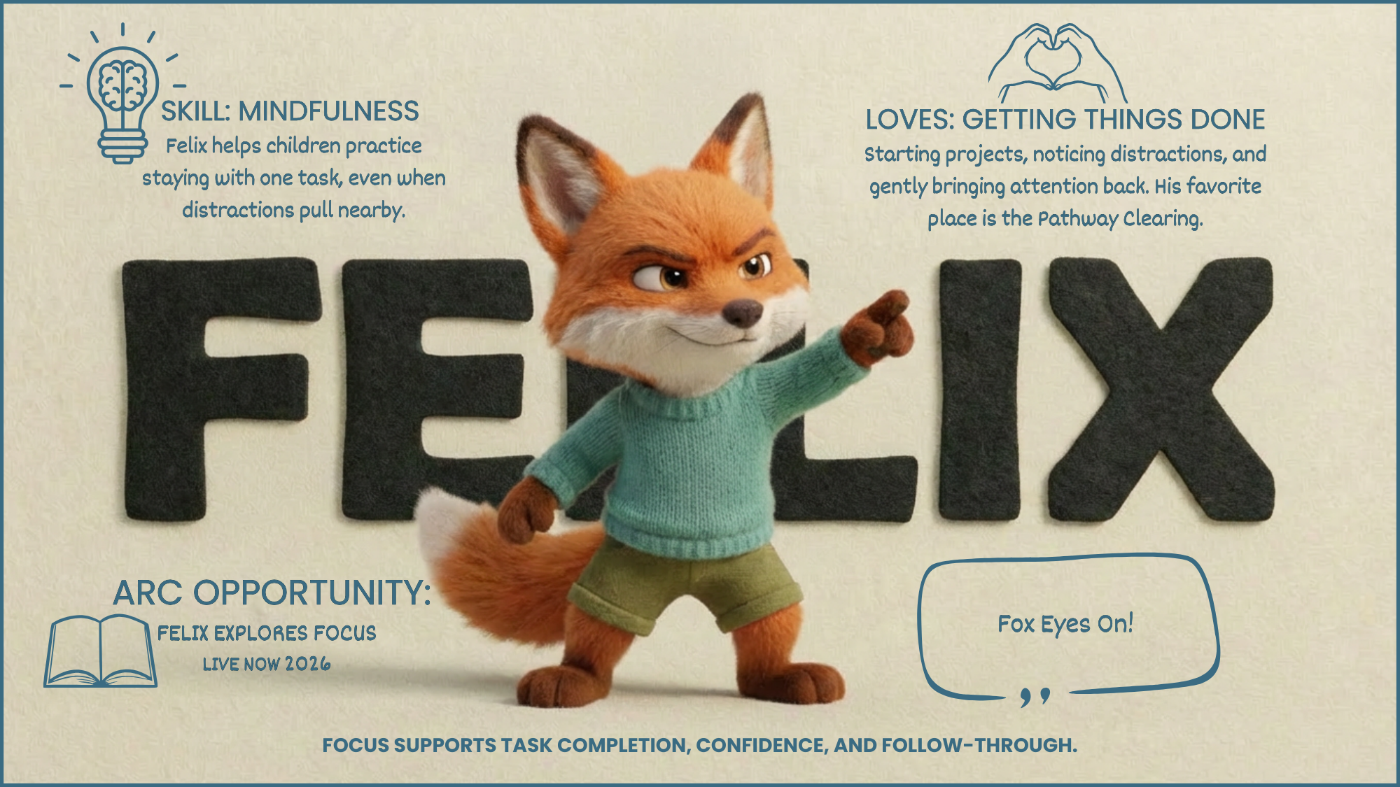 Felix The Focused Fox