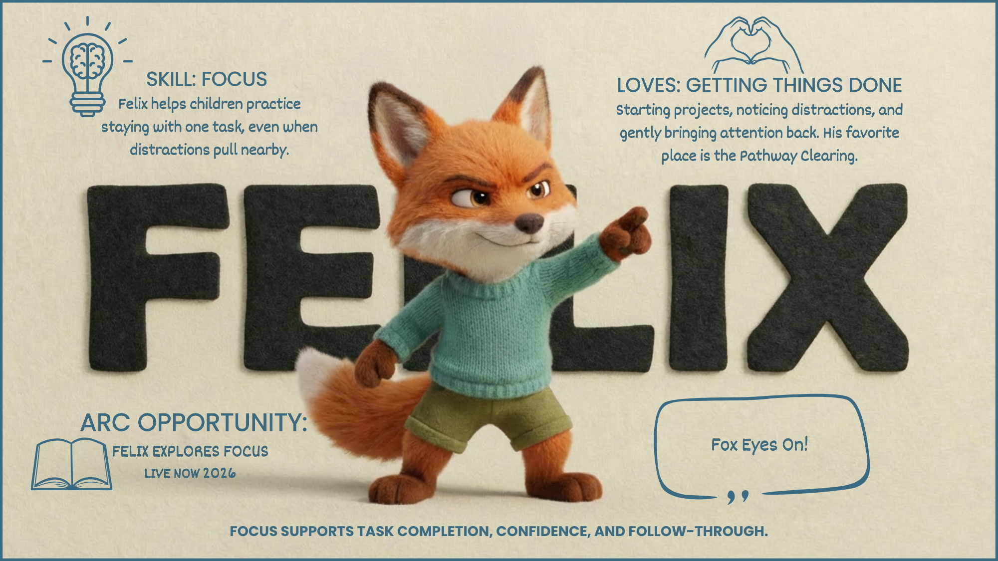 Felix The Focused Fox