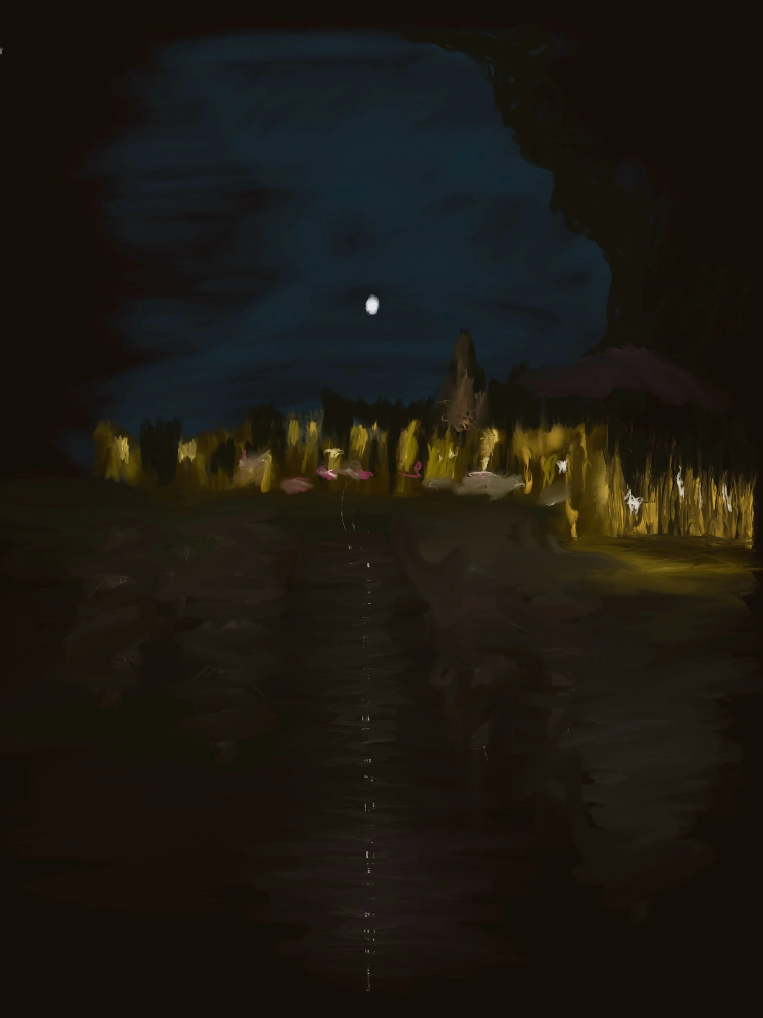 “Portofino” - 60x40 cm, Hand painted digital acrylic