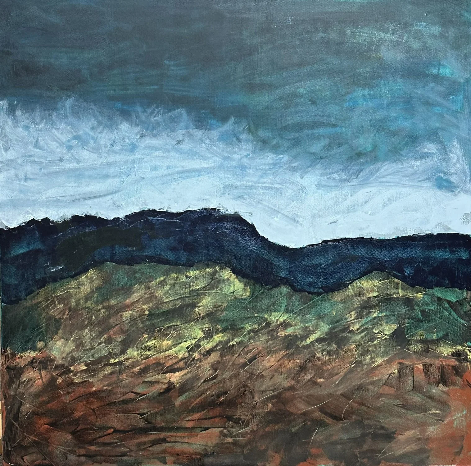 "High Country Tapestry" - 800x600 cm, Acrylic on Canvas