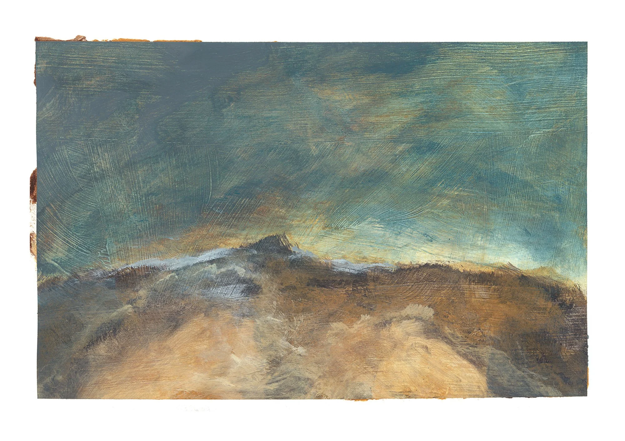 “High Plains I” - 40x30 cm, Acrylic on Paper