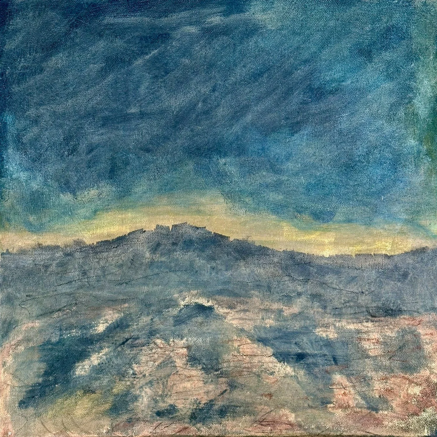 "High Country Horizon" -  600x4120 cm, Acrylic on Canvas